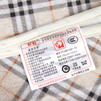 彩虹(RAINBOW)电热毯双人电褥子(1.8*1.5米)加厚双控双温电热褥 安全调温保护电褥毯 除湿排潮 花色随机