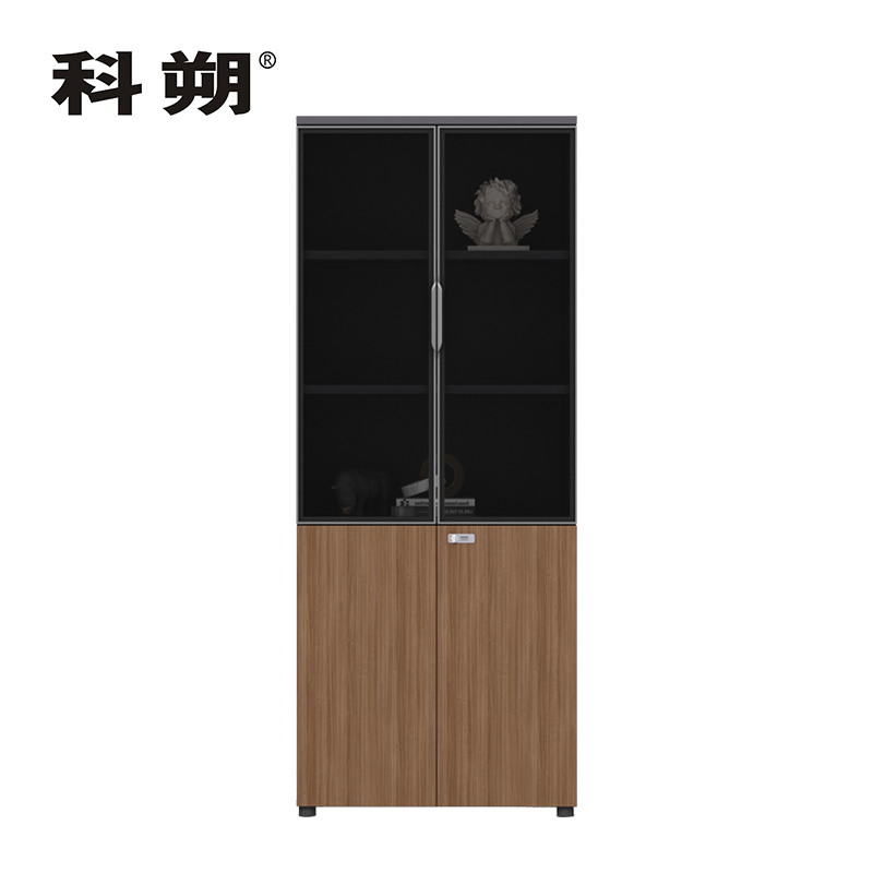 科朔 文件柜 两门资料柜 木质办公文件柜 书柜办公柜KS-08F0806高清大图