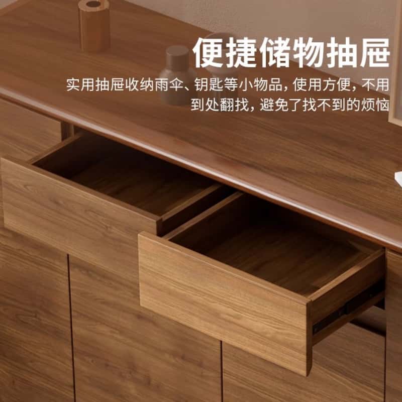 鑫木樽鞋柜120*34.5*100cm个高清大图