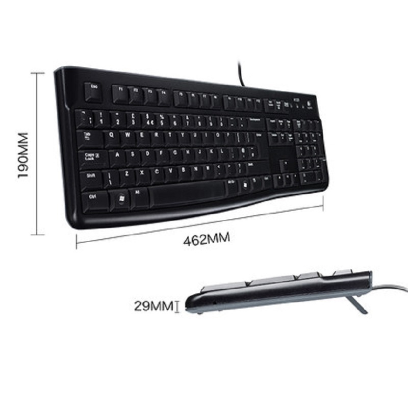 罗技(Logitech) MK120 有线USB键盘鼠标 有线键鼠套装