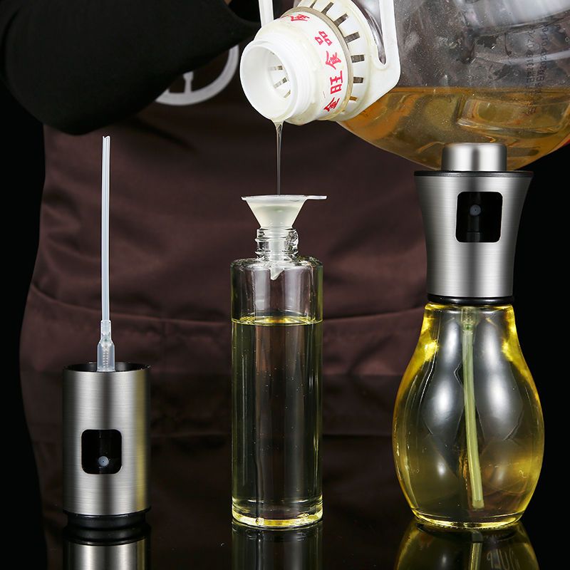 经典喷油壶(100ml) 喷油瓶喷雾气压式烧烤调料瓶玻璃厨房食用油橄榄油喷壶烧烤喷油壶