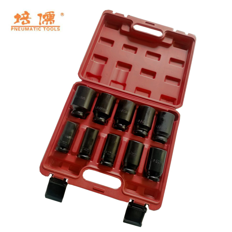 培儒 1“加长六角套筒10件套组合套装 PR-1-10 (单位:套)高清大图