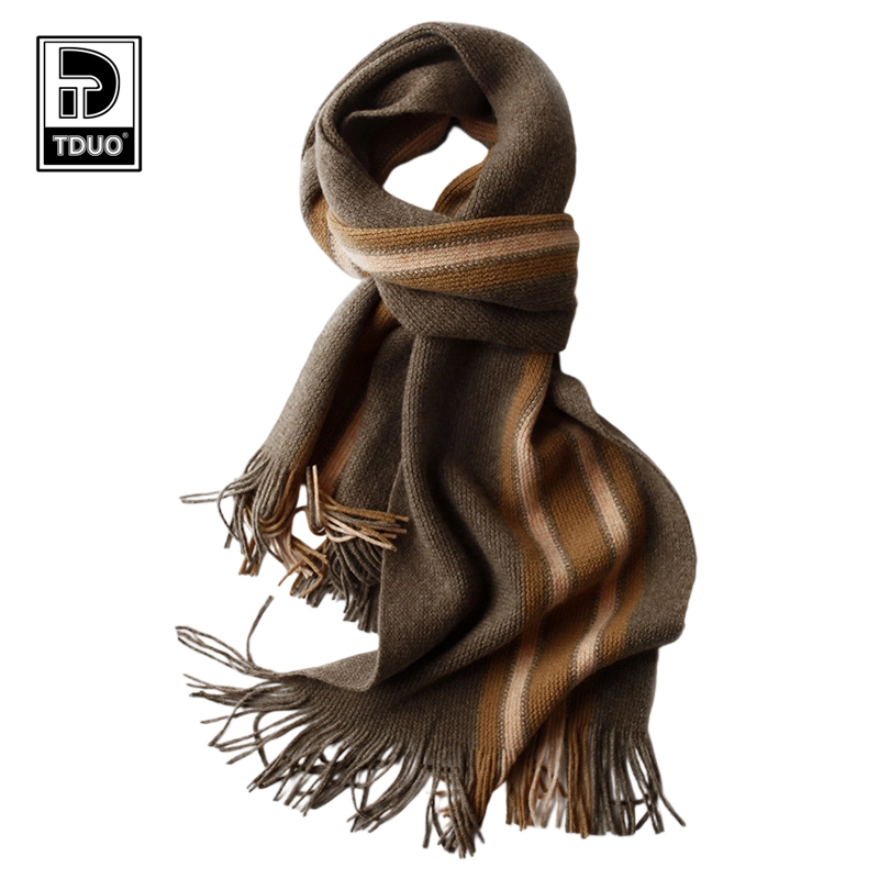 TDUO条纹针织羊毛围巾CC26 条高清大图