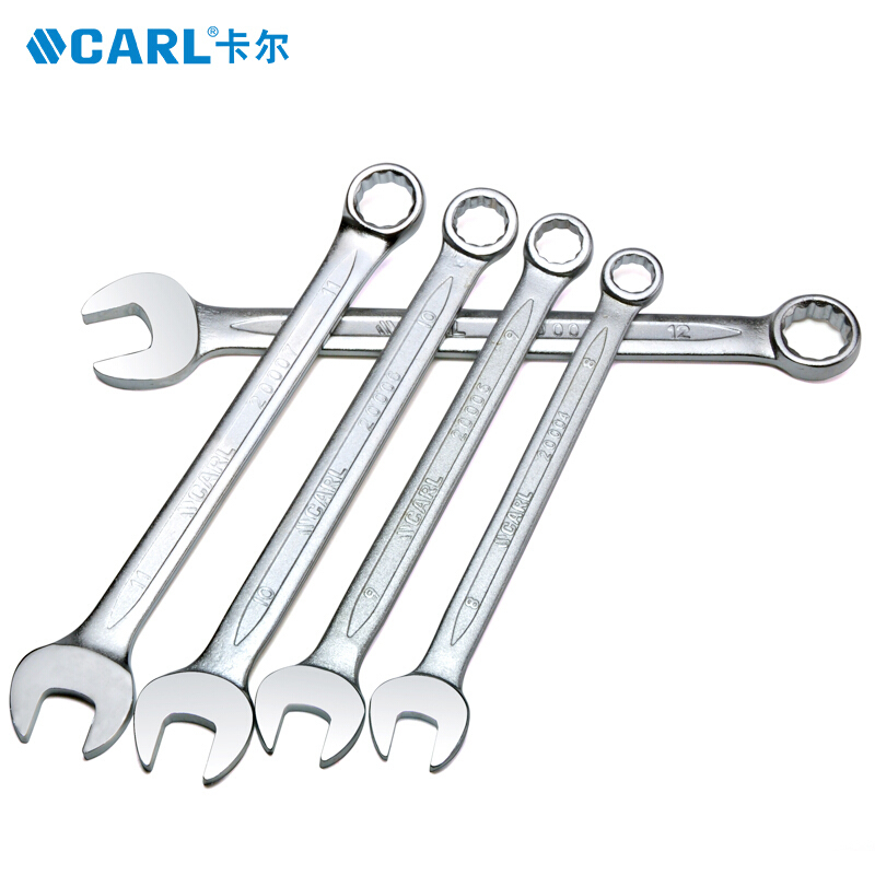 卡尔工具 工业级雾面梅花开口两用扳手 20mm