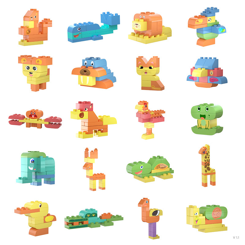 兔妈妈tumamakids儿童兼容乐高大颗粒拼装积木玩具男孩女孩368岁智力