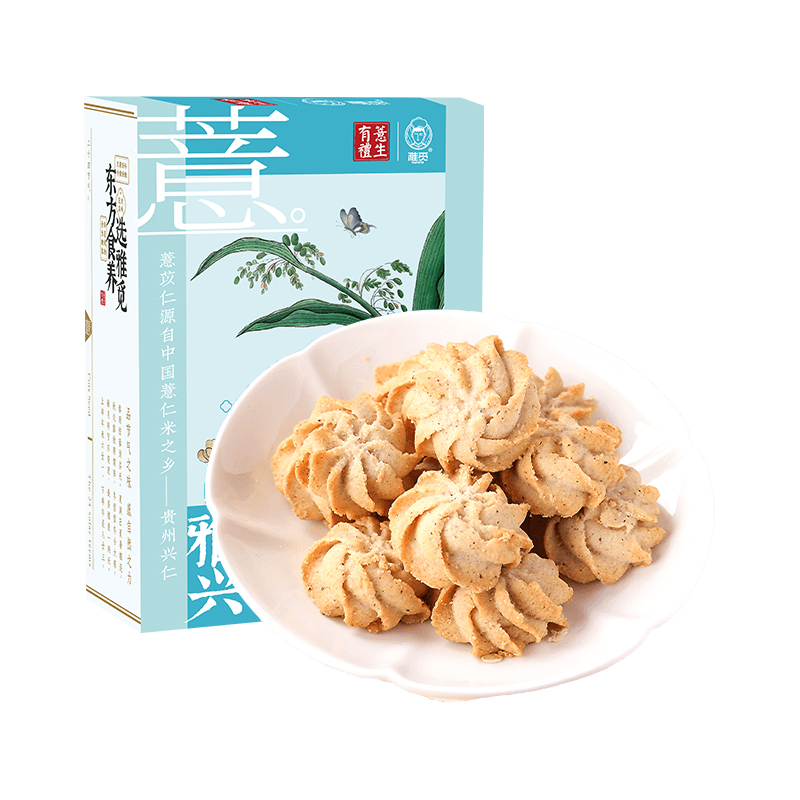 雅觅 薏米燕麦 曲奇 210g/盒