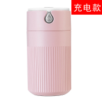 usb加湿器迷你便携办公室宿舍创意纳丽雅年会企业刻字定制logo 粉色[充电款]