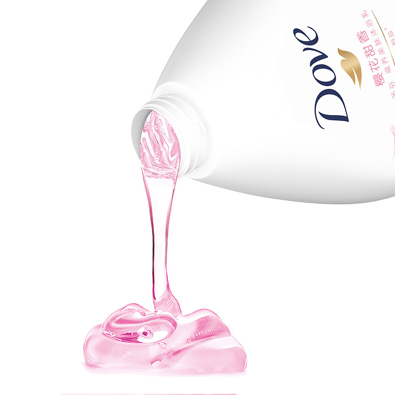 多芬(Dove)滋养美肤沐浴露 樱花甜香1KG[联合利华]长效保湿樱花香氛沐浴乳 新老包装随机发货