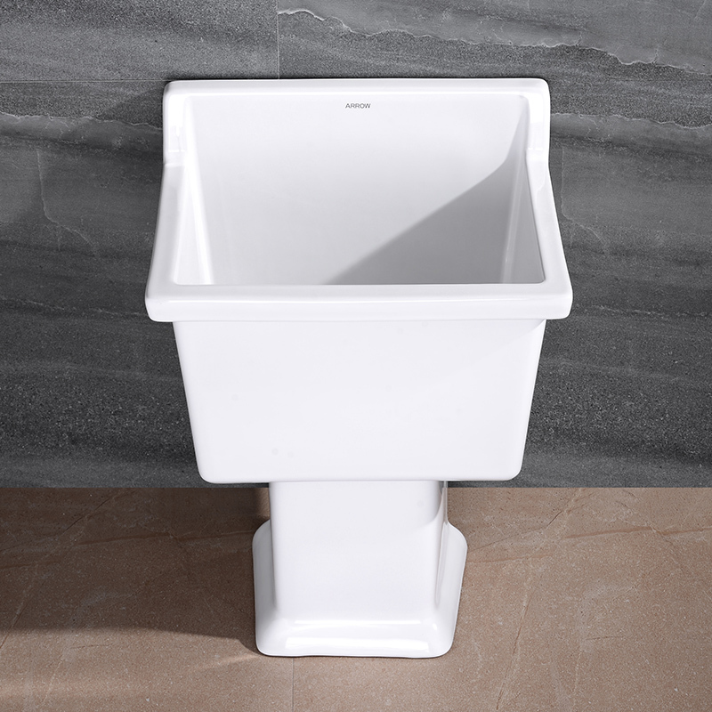 箭牌卫浴arrow箭牌洁具拖把池 墩布池地拖盆am7705