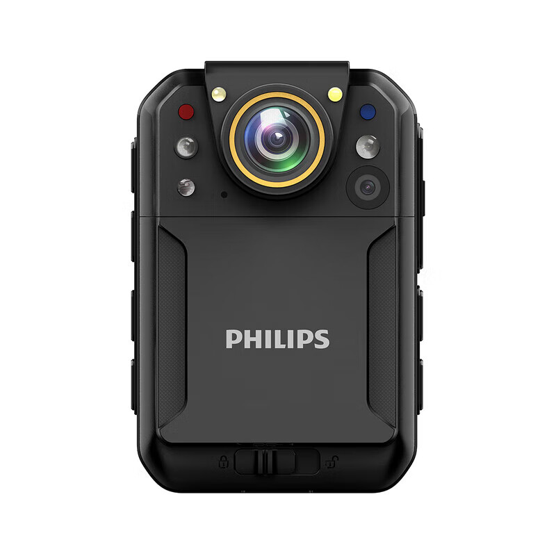 飞利浦(PHILIPS)执法记录仪VTR8103 2K摄像 GPS轨迹 微距高清红外夜视256G