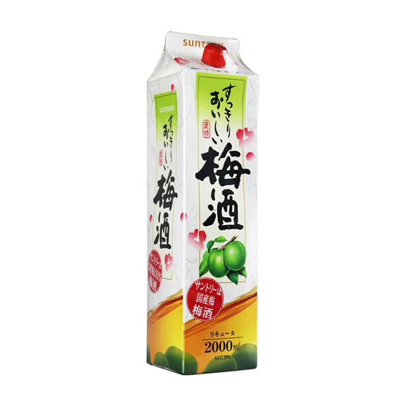 三得利(Suntory)梅子酒 日本进口梅酒 预调酒 配制酒 果酒 女士酒 低度酒 2000ml