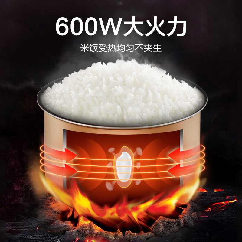 苏泊尔(SUPOR)电饭煲3L不粘内胆2-3-5人前置大屏面板杂粮多功能家用智能定时24小时预约煲粥锅SF30FC996高清大图