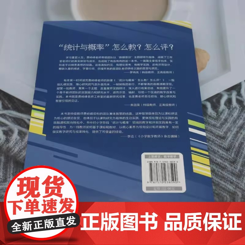 统计与概率怎么教怎么评 教师用书大教育书系 长江文艺出版社 科目 理科 精选好书 紧贴新版课程标准高清大图