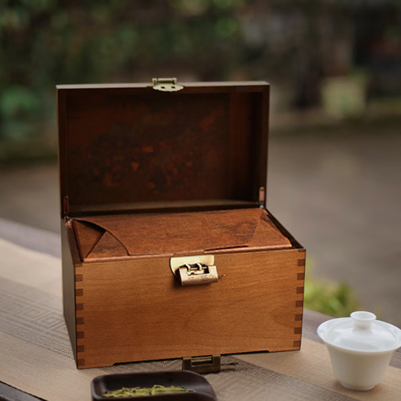 狮峰牌绿茶龙井茶叶醒春头采明前特级臻藏木盒礼盒500g