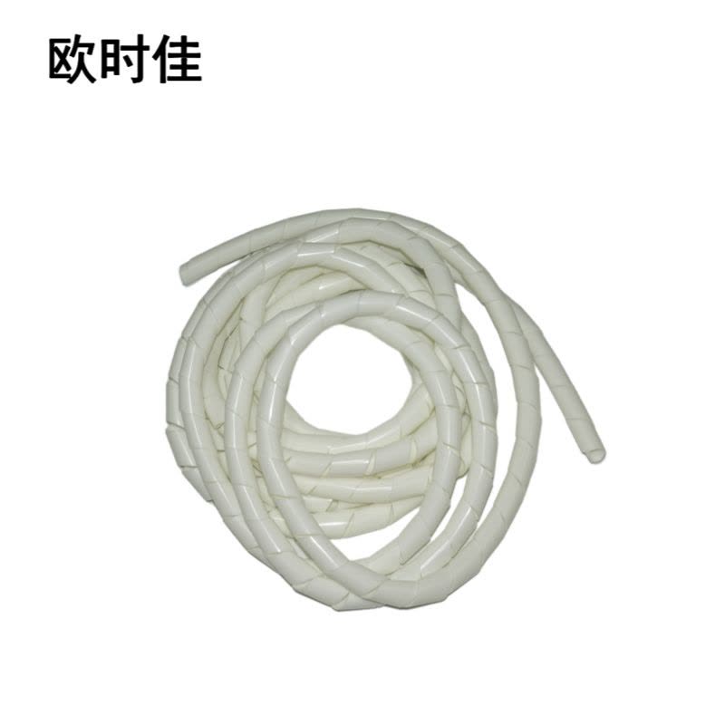 欧时佳阻燃缠绕管 乳白色 PE材质 公称外径16mm 千克图片