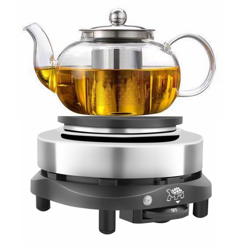 500w调温铸铁盘家用电热炉小电炉500w煮茶熬茶加热炉可调温度迷你煮茶