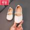 可莉允女童小皮鞋2022春秋新款公主鞋配礼服童鞋女宝宝鞋子软底豆豆鞋潮运动休闲鞋