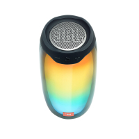 JBL PULSE4 音乐脉动四代 便携式蓝牙音箱 全面屏炫彩小音箱+低音炮 桌面音响 超长续航 防水设计