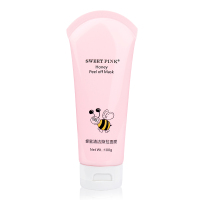 粉色安琪sweetpink蜂蜜清洁撕拉面膜100G保湿;补水;收缩毛孔;深层清洁