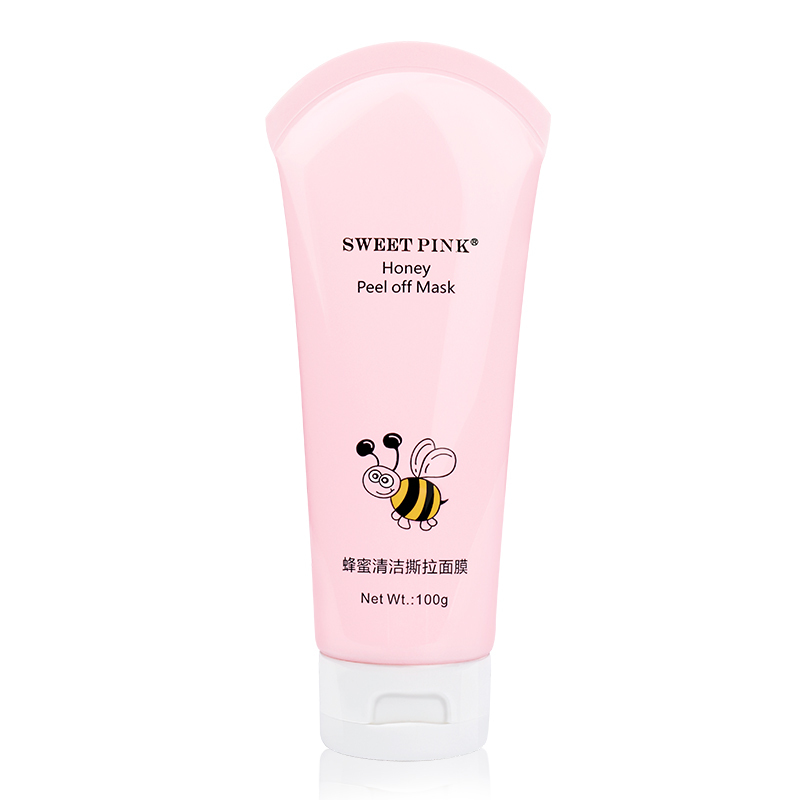 粉色安琪sweetpink蜂蜜清洁撕拉面膜100G保湿;补水;收缩毛孔;深层清洁