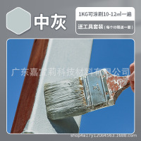 嘉宝莉 JBL-YQ-0024 水性金属漆 中灰色/亮光【1kg可刷10-12㎡一遍】20kg 单位：桶