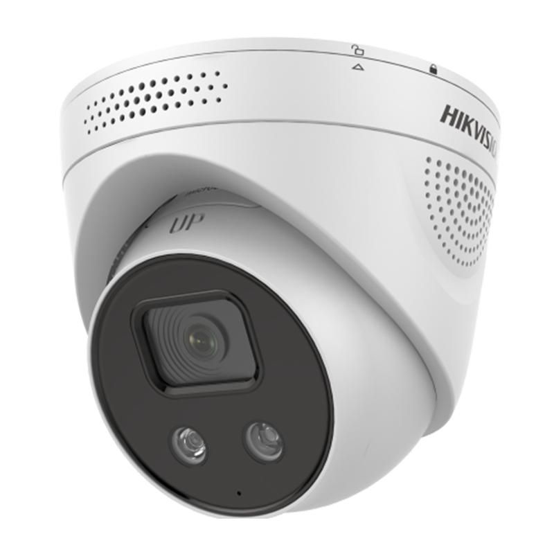 海康威视400/500万poe对讲摄像头智能警戒监控器商用高清手机远程