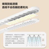 欧普照明OPPLE LED台灯学生宿舍led台灯护眼学习书桌寝室阅读床头护眼台灯10W以上自然光(3300-5000K)