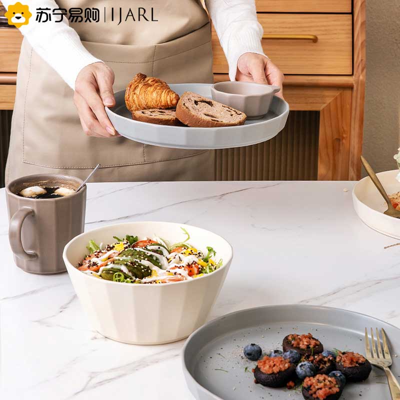 碗碟套装 家用现代轻奢餐具北欧简约碗筷仪式感ins风碗盘乔迁 【西雅图】高清大图