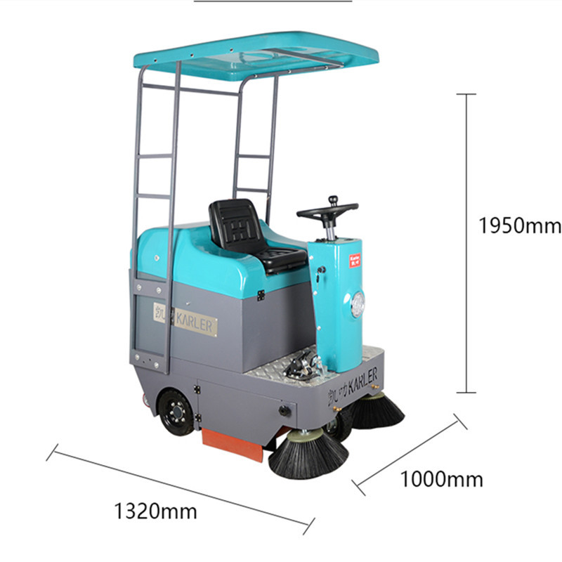 凯叻KL1050P驾驶式扫地机工厂工业电动清扫车市政环卫道路自动扫地车