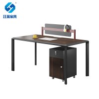 江莱钢架员工桌单人位含柜办公桌1200*600*750mm/JL-Z04/张