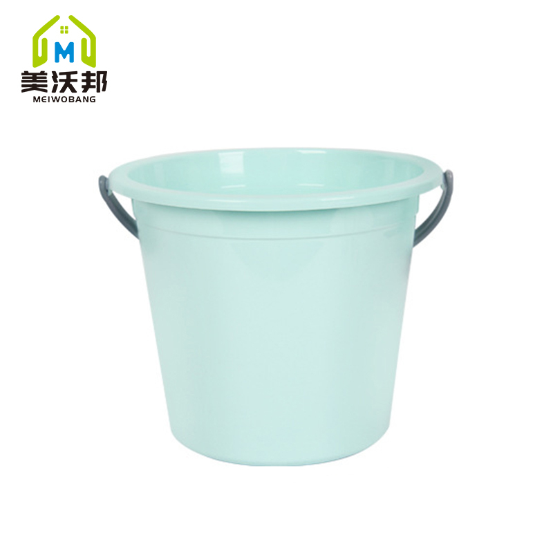 水桶家用实色塑料水桶家用手提水桶加厚圆桶学生宿舍洗衣桶