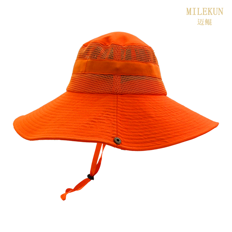 迈鯤MILEKUN 夏季防晒透气大檐帽K1080 MKTLGM26U-1080 顶高清大图