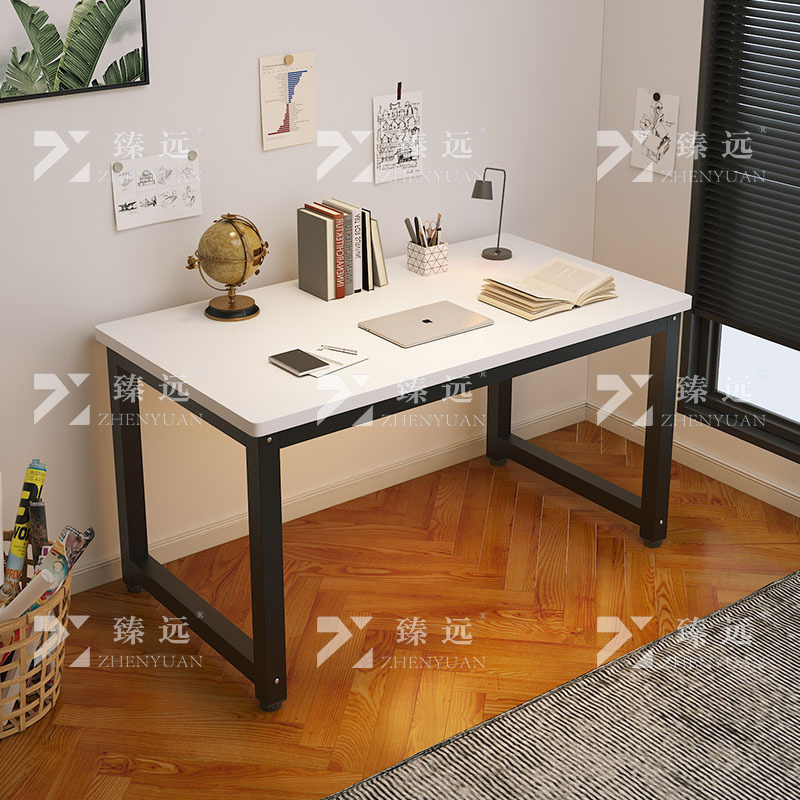 臻远 ZY4082349 电脑桌台式家用办公书桌学习桌中学生简易桌子高清大图