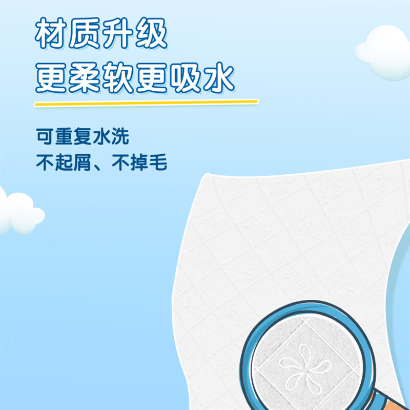 心相印小熊懒人抹布228抽一包装 6903244126212 JXH228D高清大图