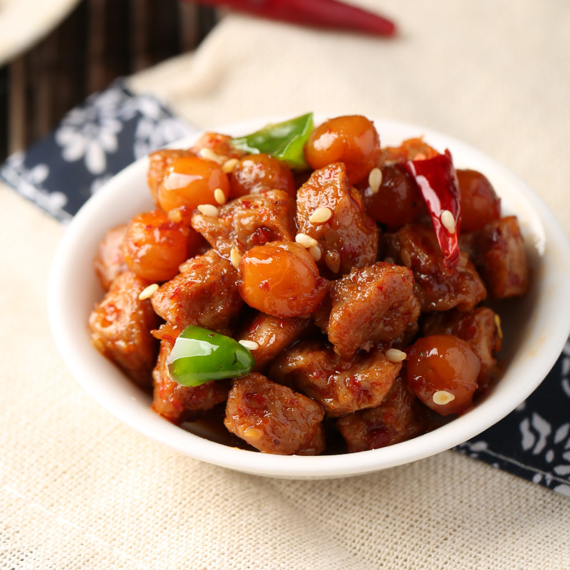 好巴食 素牛肉麻辣香锅味400g休闲零食