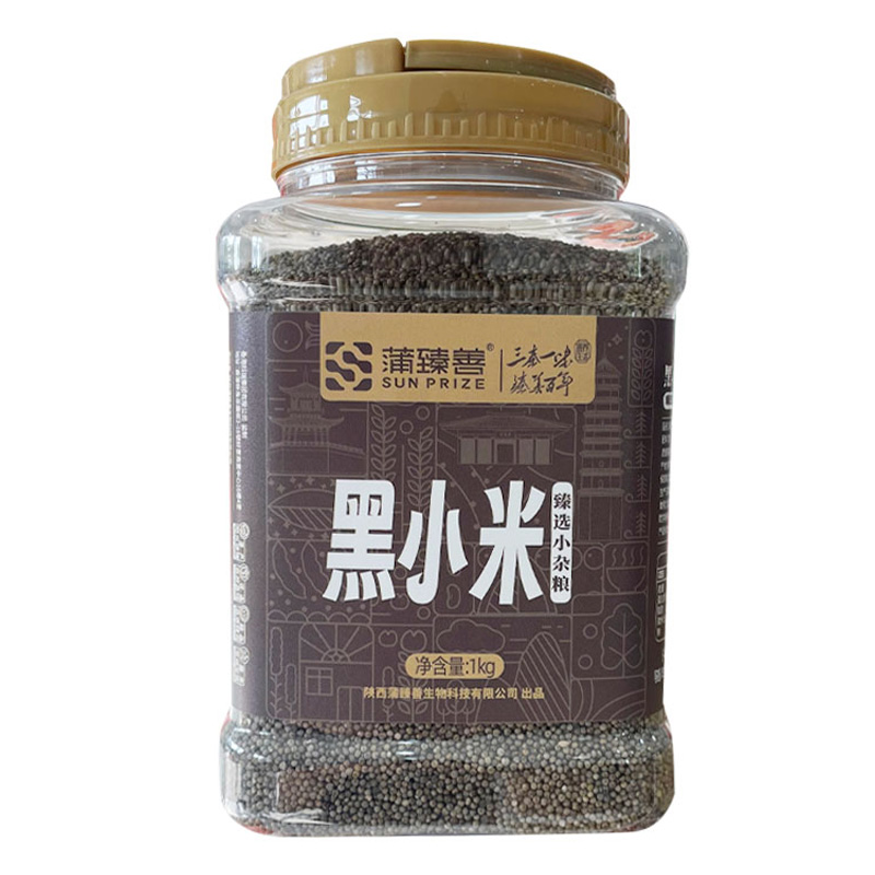 蒲臻善黑小米严选优质原生食材本味浓郁软糯适口居家常备1kg