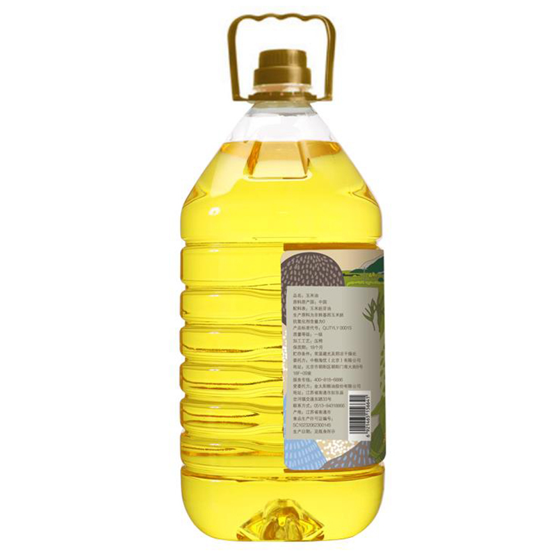 中粮 初萃玉米胚芽油5L+400ml 物理压榨 一级桶装玉米油 非转基因 食用油粮油