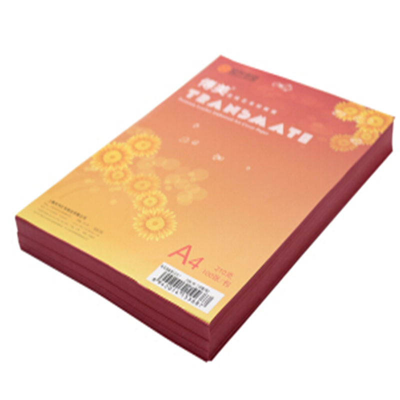 A4 210g 皮纹纸 封面纸 云彩纸 封皮纸 彩色卡纸 标书装订封面纸 大红色 100张/包