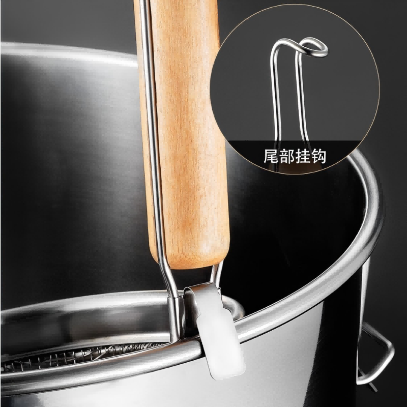 烹巅(Poondear) 不锈钢多用粉篱 12cm高清大图