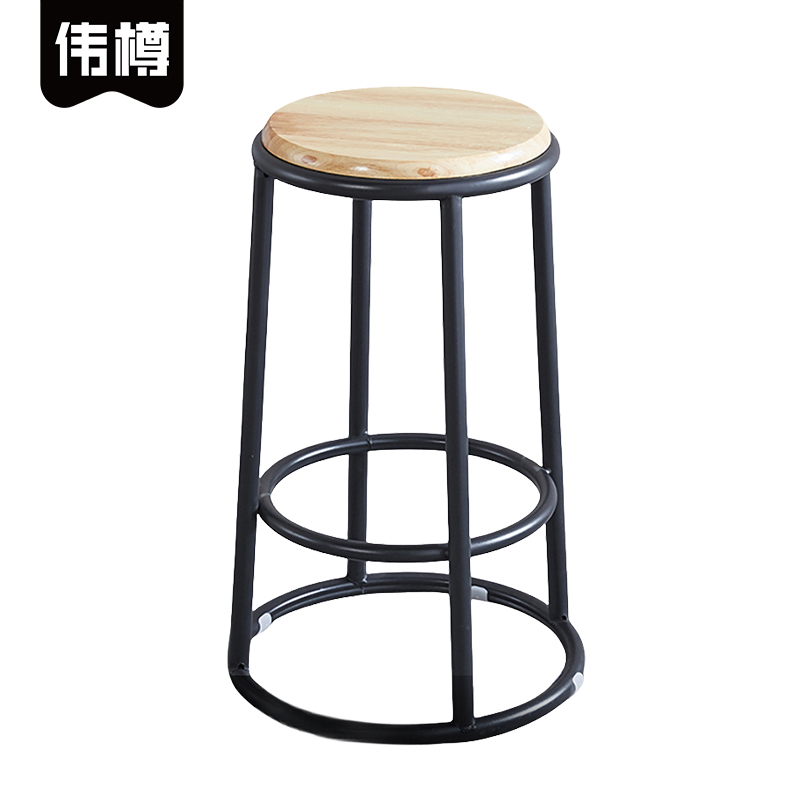 伟樽吧台凳实木38*38*60cm个高清大图