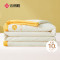 洁丽雅(grace)CP2367奶黄180*220cm A类面料 10%大豆纤维 纤维被子空调夏凉被