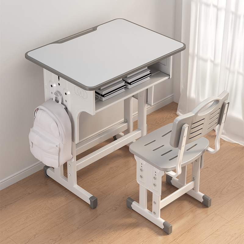 智扣小学生书桌家用儿童学习桌写字桌椅男孩小孩作业课桌套装