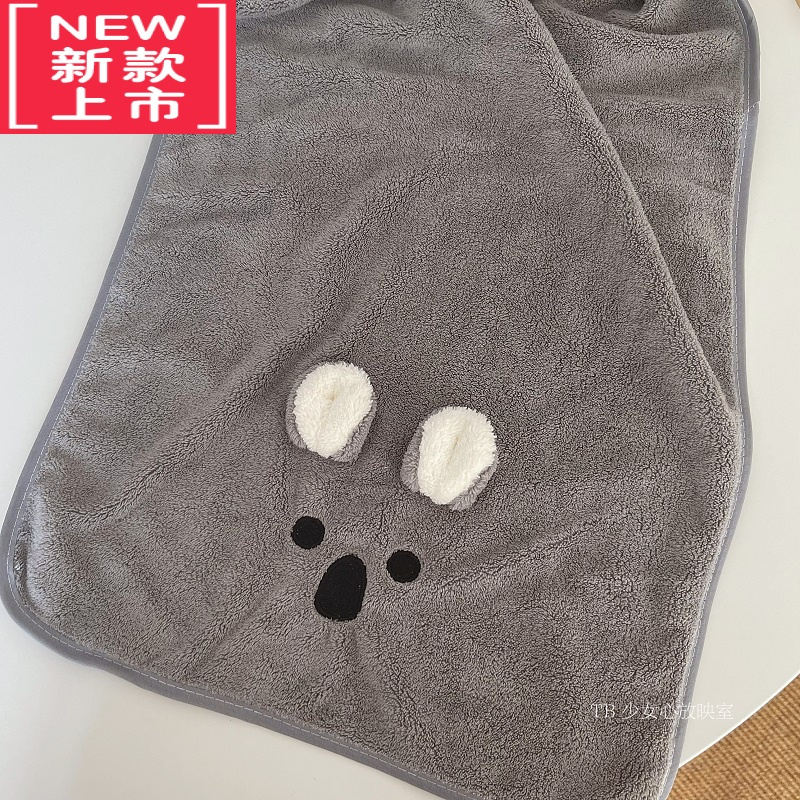 可莉允可爱小熊~柔软洗脸毛巾 吸水速干擦手洁面卡通儿童女家用