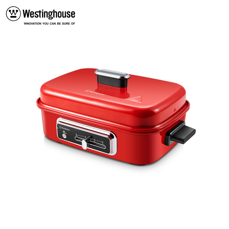 西屋(WESTINGHOUSE) WSC-1423美国西屋多功能料理锅电烧烤肉锅炉网红锅一体家用蒸煮炒煎电火锅（X）
