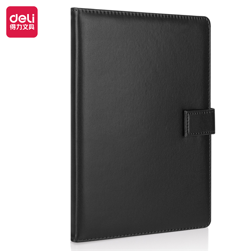 得力 7941皮面笔记本(黑)-120张-16K(本)