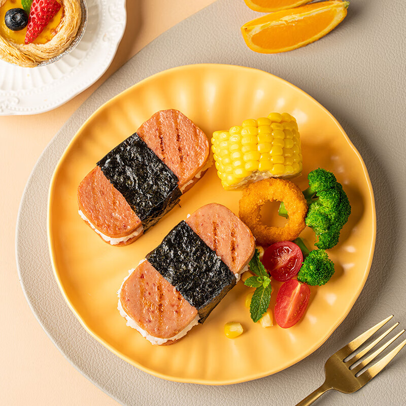 上海梅林午餐肉罐头198g火锅食材三泡面螺蛳粉搭档即食火腿肠