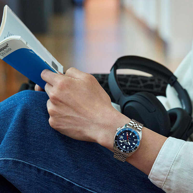 SEIKO五珠链水鬼精工5号手表男机械表腕表高清大图