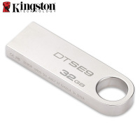 金士顿(Kingston)DTSE9 32GB U盘 全金属 钥匙扣U盘