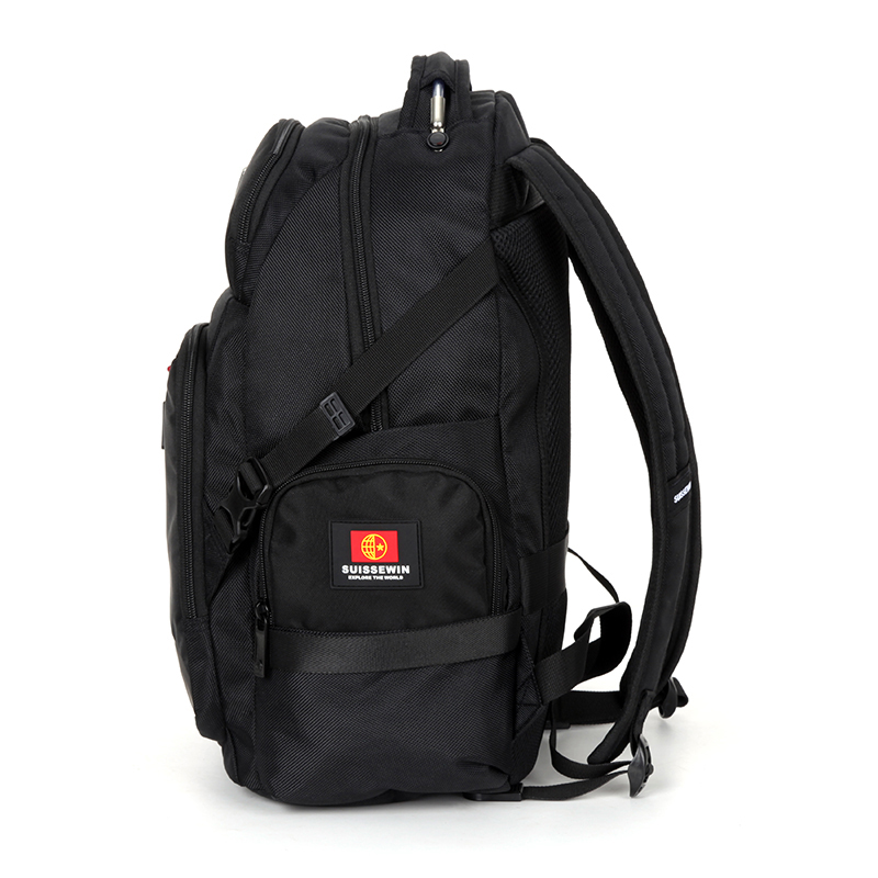 SUISSEWIN瑞士经典时尚多功能商务休闲潮流双肩包SN9938高清大图