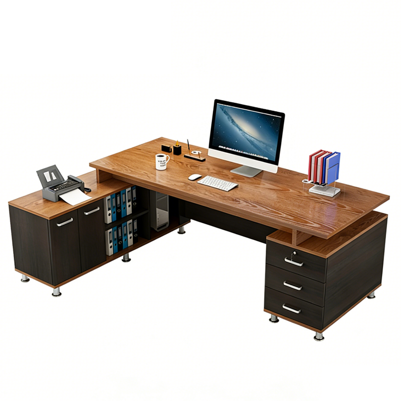 烁恒 办公桌1.6m 张高清大图